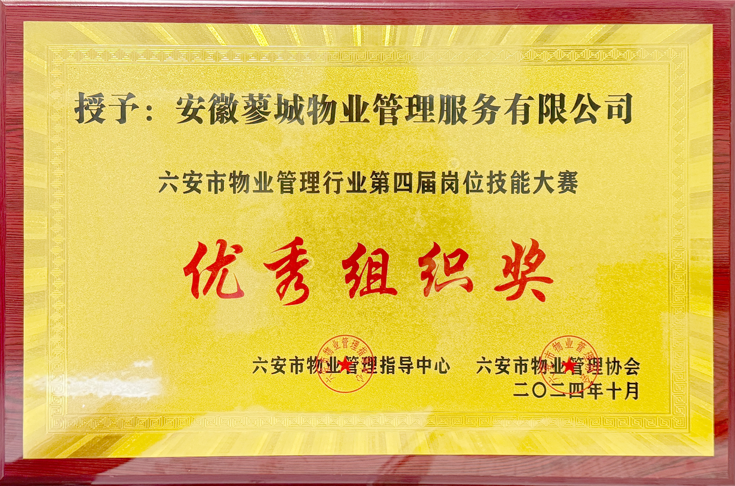 红色引擎聚合力，蓼城物业获殊荣——安徽蓼城物业公司参加六安市物业协会大会